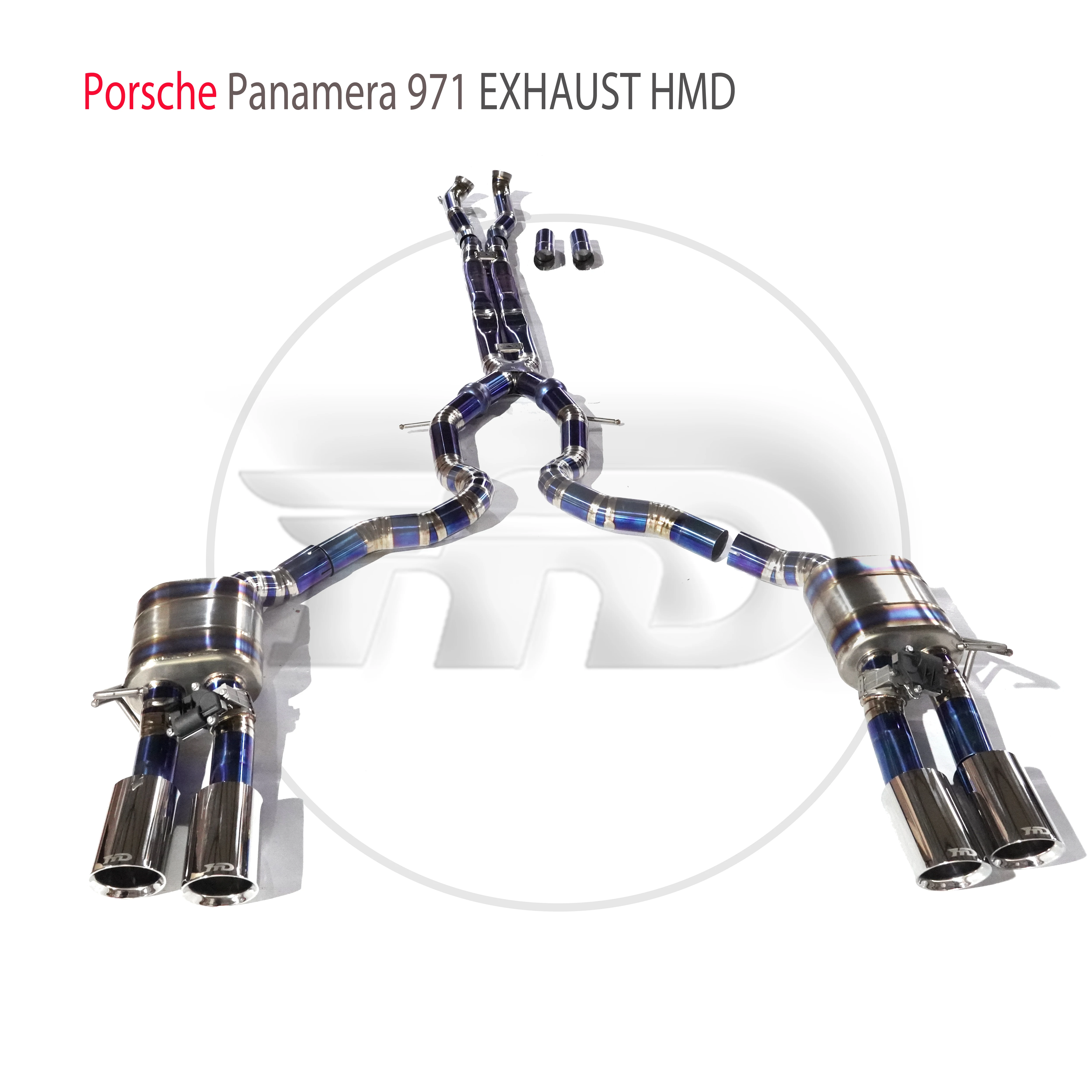 HMD Titanium Alloy Exhaust System Peformance Catback is Suitable for Porsche Panamera 971 Auto Modification Electronic Valve
HMD Titanium Alloy Exhaust System Peformance Catback is Suitable for Porsche Panamera 971 Auto Modification Electronic Valve