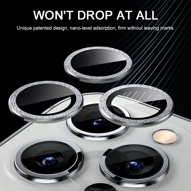 Diamond Glitter Camera Lens Protector For iPhone 13 12 11 Pro Max Mini Metal Ring Len Glass iPhone13 Pro Max Protective Cap
Diamond Glitter Camera Lens Protector For iPhone 13 12 11 Pro Max Mini Metal Ring Len Glass iPhone13 Pro Max Protective Cap