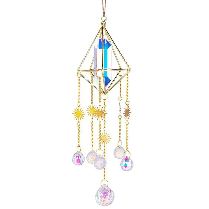 

Хрустальные красочные кристаллы, солнцезащитные призмы, радужные подвески для украшения дома и свадьбы
