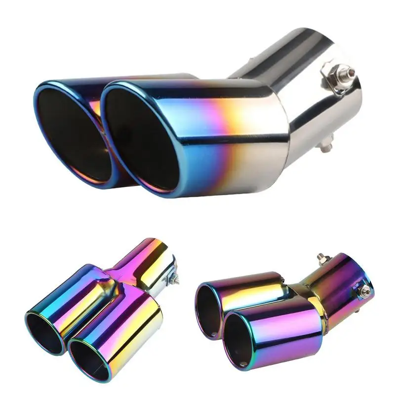 Exhaust Pipe Double Muffler Universal Stainless Steel Exhaust Pipe Muffler Multi-size Dual Outlet Auto Muffler For Cars SUVs
Exhaust Pipe Double Muffler Universal Stainless Steel Exhaust Pipe Muffler Multi-size Dual Outlet Auto Muffler For Cars SUVs