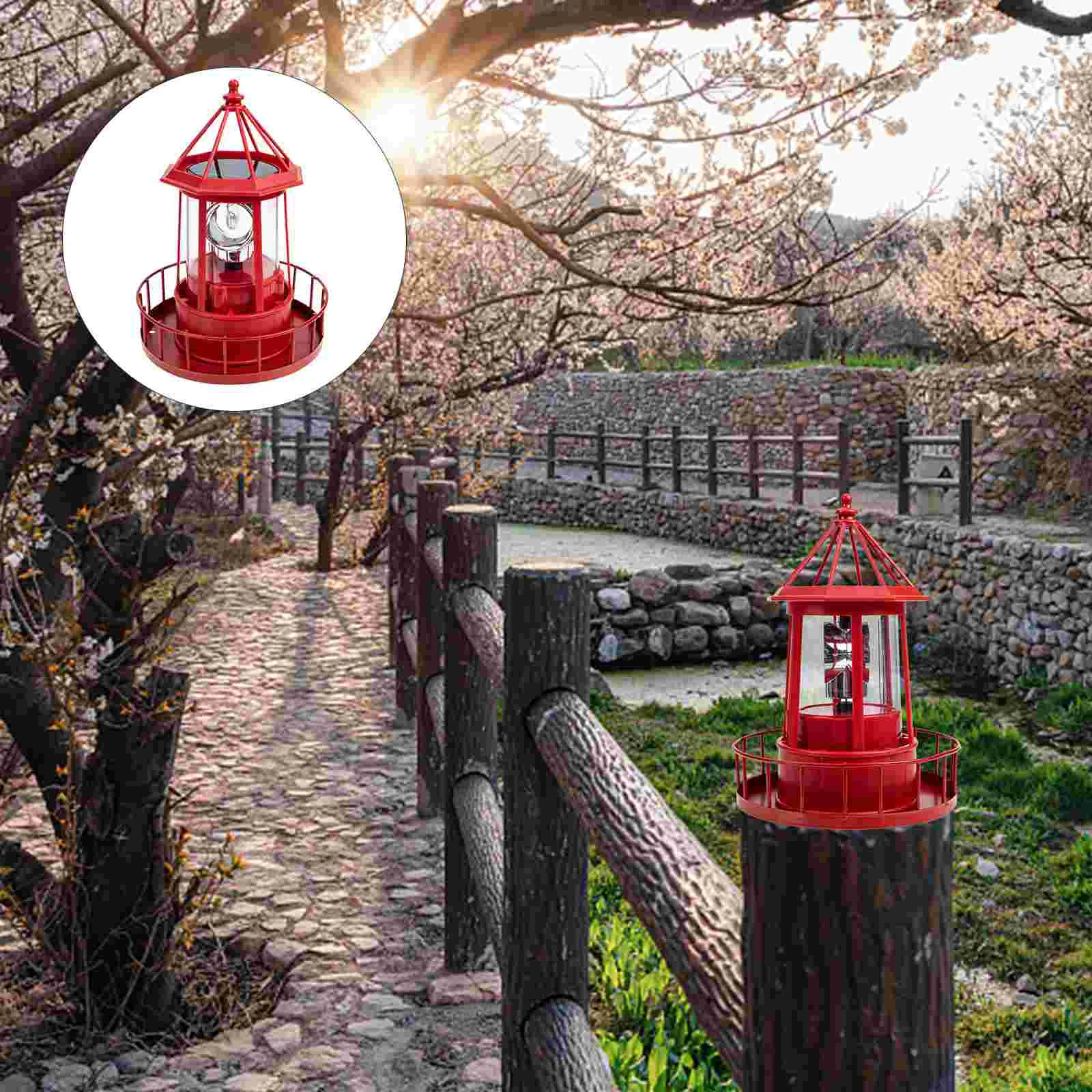 Rotating Beacon Light Landscape Yard Solar Iron Waterproof Lighthouse Lamp Garden Decor Adornment
Rotating Beacon Light Landscape Yard Solar Iron Waterproof Lighthouse Lamp Garden Decor Adornment