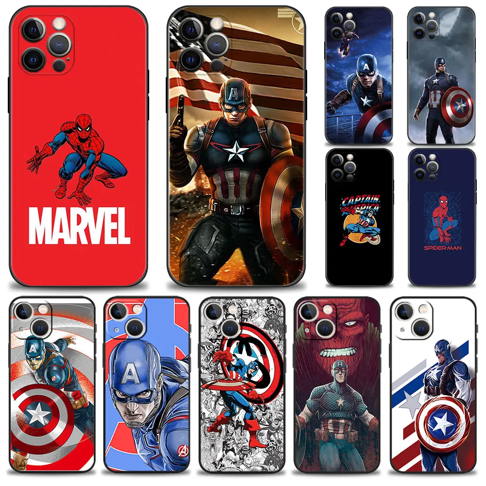 Marvel Batman Spiderman Captain America For Apple iPhone X 12 14 XS 11 13 Pro Max 7 XR 8 Plus SE Celulares Trend Phone Case
Marvel Batman Spiderman Captain America For Apple iPhone X 12 14 XS 11 13 Pro Max 7 XR 8 Plus SE Celulares Trend Phone Case