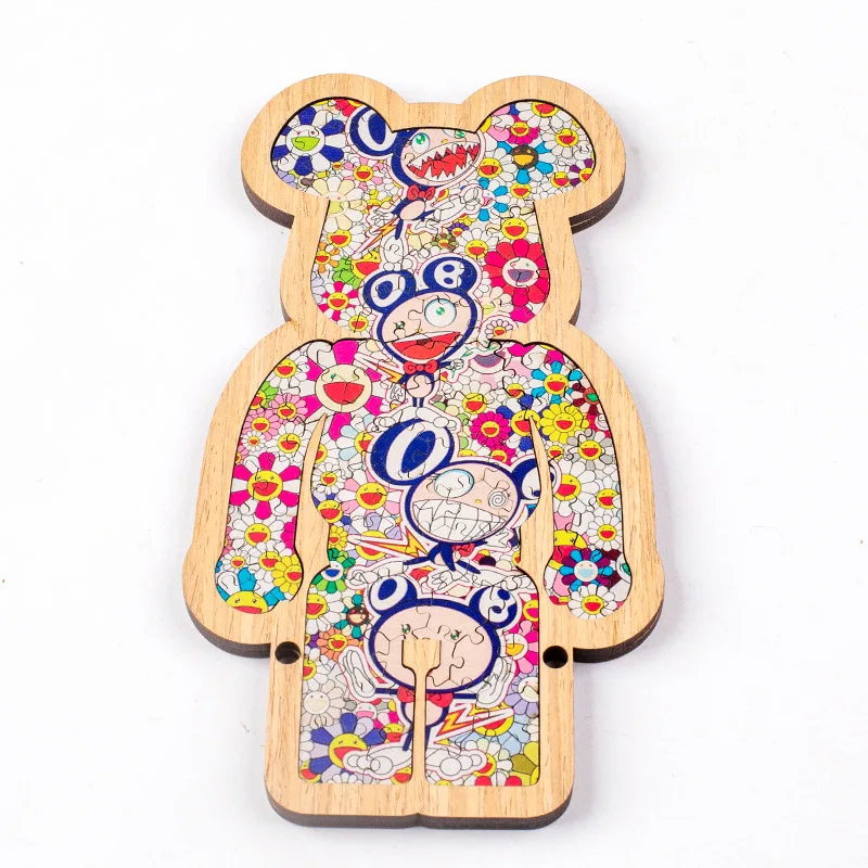 New Wooden Puzzles For Adults Kids Cartoon Bear Puzzle Entertainment DIY Toys For Creative Gift Home Decoation
New Wooden Puzzles For Adults Kids Cartoon Bear Puzzle Entertainment DIY Toys For Creative Gift Home Decoation