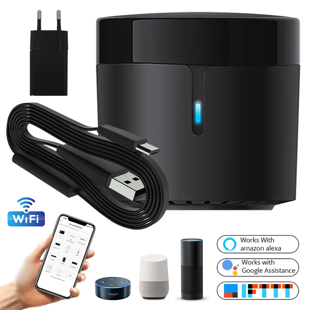 Universal Broadlink RM4 Mini IR Remote Control Switch Wireless Controller For Air-con TV Smart Home Work With Alexa Google Home
Universal Broadlink RM4 Mini IR Remote Control Switch Wireless Controller For Air-con TV Smart Home Work With Alexa Google Home