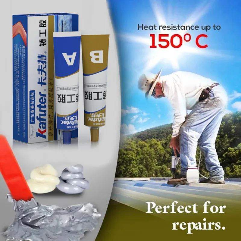 65g/100g A+B Metal Repairing Adhesive Super Glue Iron Steel Auto Radiator Water Tank Special Leakage Plugging Welding Conductive
65g/100g A+B Metal Repairing Adhesive Super Glue Iron Steel Auto Radiator Water Tank Special Leakage Plugging Welding Conductive