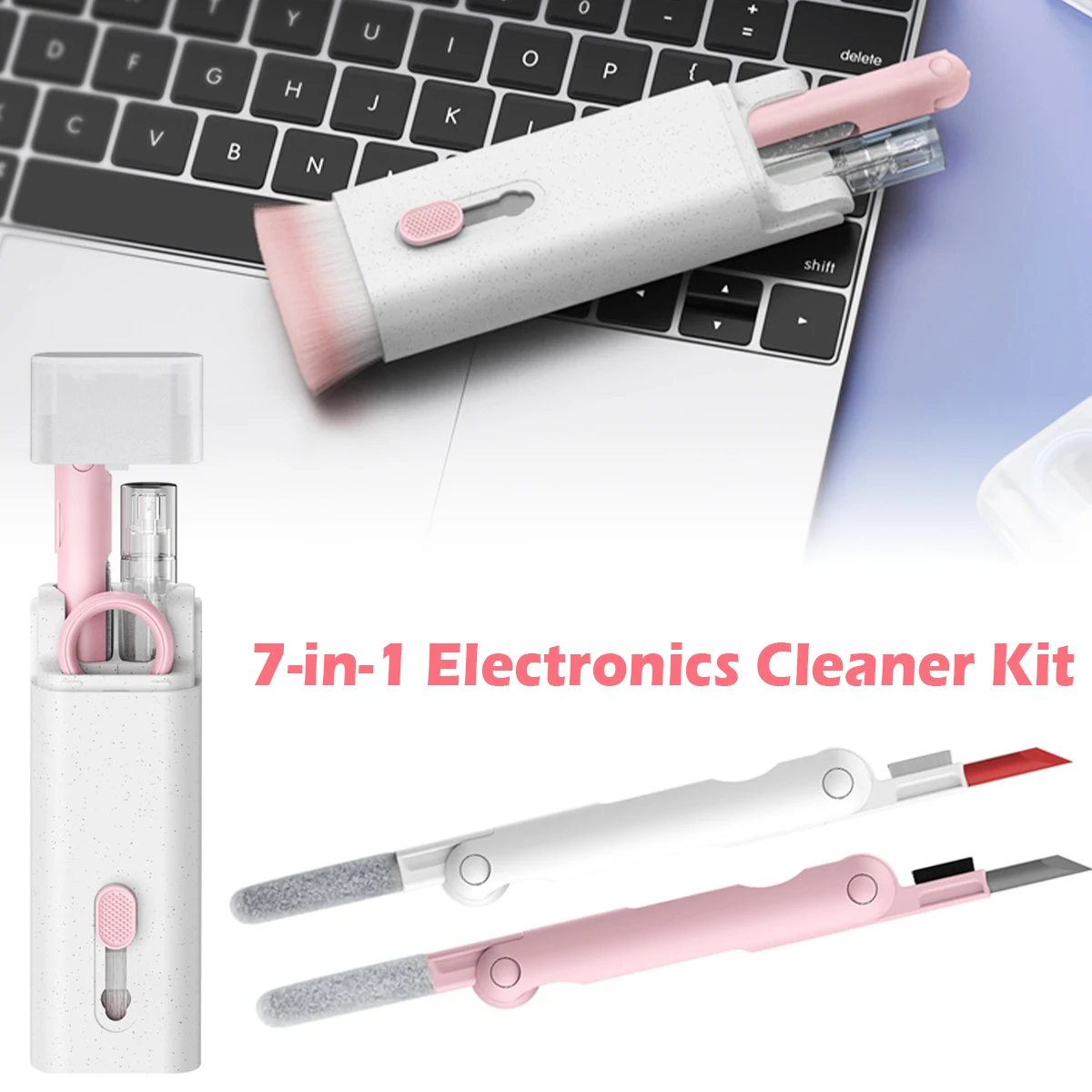 7 in 1 Earbud Cleaner Kit Multifunctional Bluetooth Headset Cleaning Pen Portable Keyboard Cleaning Tool Cleaning Pen Brush Tool
7 in 1 Earbud Cleaner Kit Multifunctional Bluetooth Headset Cleaning Pen Portable Keyboard Cleaning Tool Cleaning Pen Brush Tool