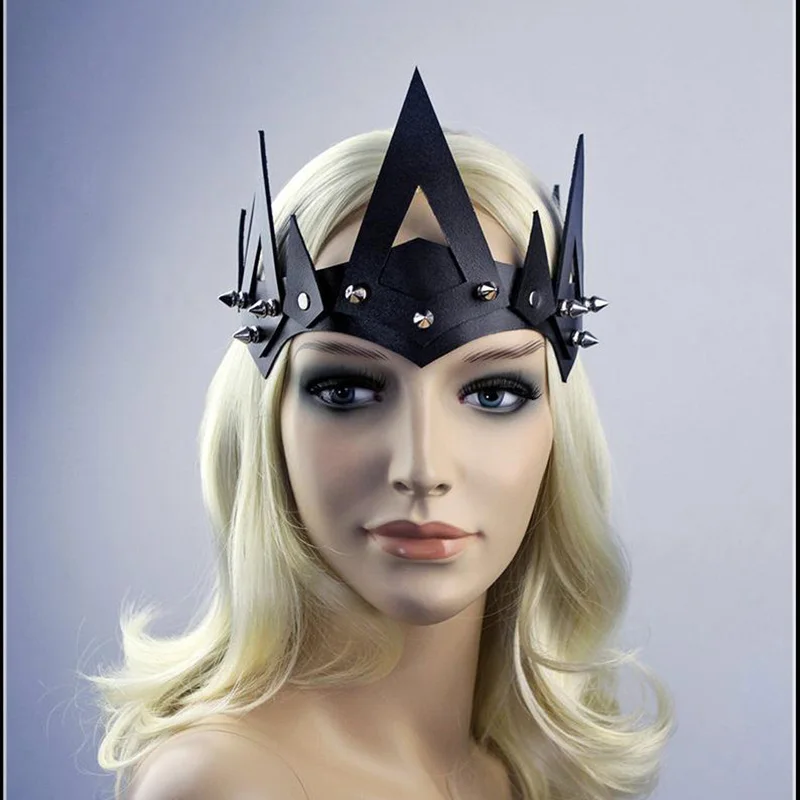 Medieval Royal Princess Queen Crown Headpiece Gothic Spiked Tiara Diadem Viking King Cosplay Costume
Medieval Royal Princess Queen Crown Headpiece Gothic Spiked Tiara Diadem Viking King Cosplay Costume