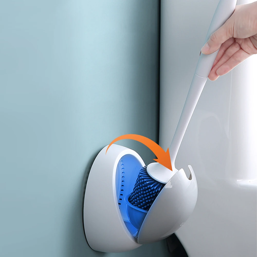 Drainable Toilet Brush WC Accessories Wall-Mounted Silicone Toilet Brush Home Bathroom Accessories Sets Cleaning Tools
Drainable Toilet Brush WC Accessories Wall-Mounted Silicone Toilet Brush Home Bathroom Accessories Sets Cleaning Tools