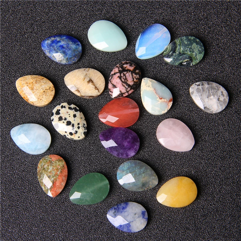 Natural Faceted Stone Beads Water Drop Shape Aventurine Quartz Beads Pendant for DIY Jewelry Women Necklace Earrinsg 13x18mm
Natural Faceted Stone Beads Water Drop Shape Aventurine Quartz Beads Pendant for DIY Jewelry Women Necklace Earrinsg 13x18mm