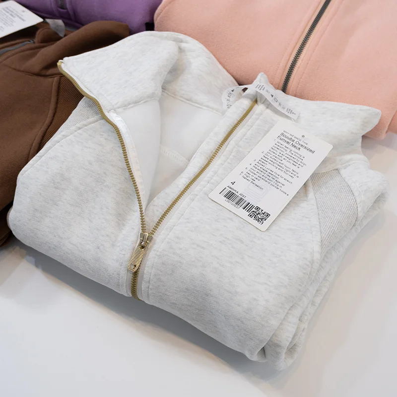 Solid Color High Collar Women Gym Hoodie Zipper Comprehensive Training Jog Half Zipper Fleece Thick Coat Long Sleeve Embroidery
Solid Color High Collar Women Gym Hoodie Zipper Comprehensive Training Jog Half Zipper Fleece Thick Coat Long Sleeve Embroidery
