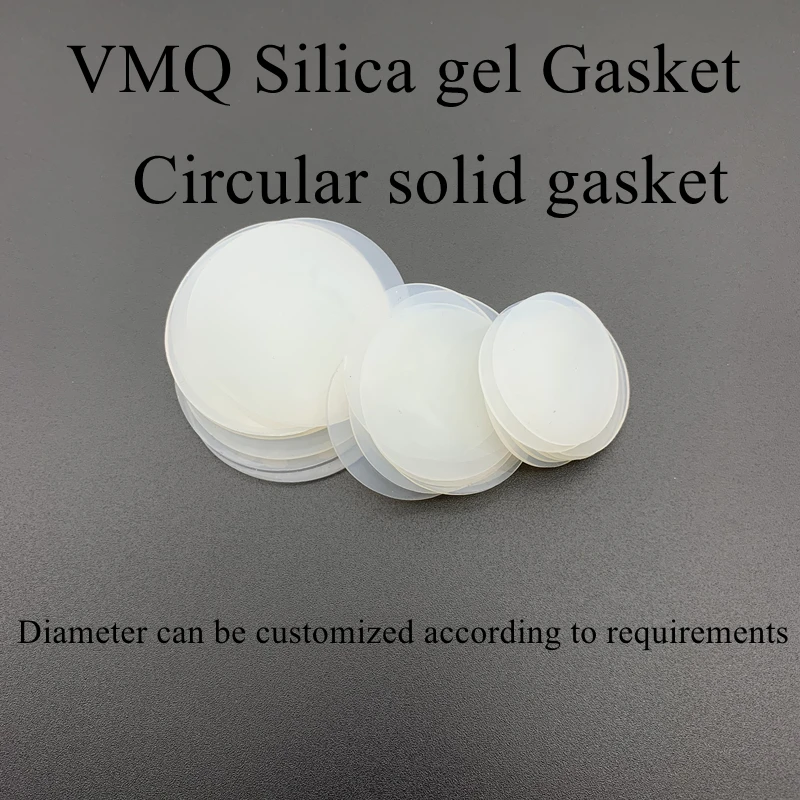 10pcs White Round Silicone Rubber Sheet Seal Gasket Diameter 8/10/12/15/16/18/20/25/30/40/50/60/70/80/90/100mm Thick 1/2/3/4/5mm
10pcs White Round Silicone Rubber Sheet Seal Gasket Diameter 8/10/12/15/16/18/20/25/30/40/50/60/70/80/90/100mm Thick 1/2/3/4/5mm
