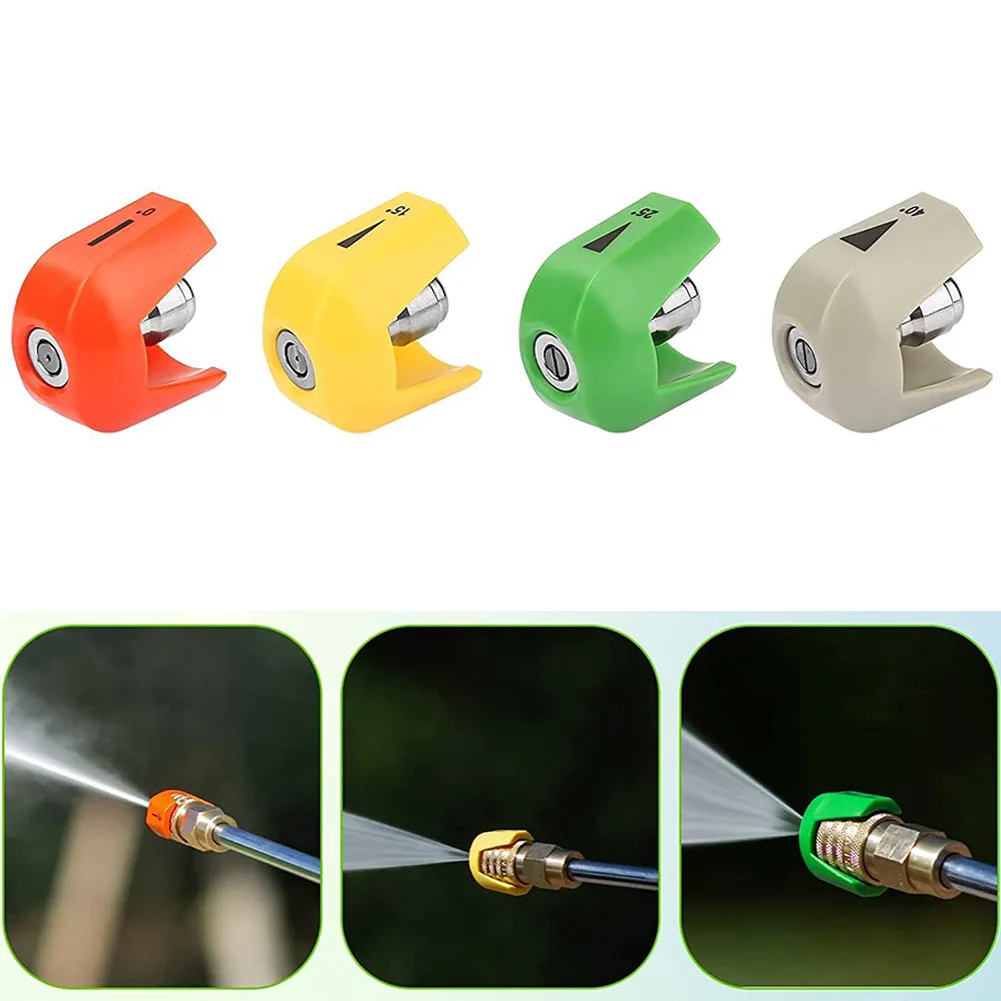 Quick Connect Spray Tip Set For SPX3000 Series Universal Pressure Washer 0 15 25 40 Degree Watering Soap Nozzle Tip
Quick Connect Spray Tip Set For SPX3000 Series Universal Pressure Washer 0 15 25 40 Degree Watering Soap Nozzle Tip