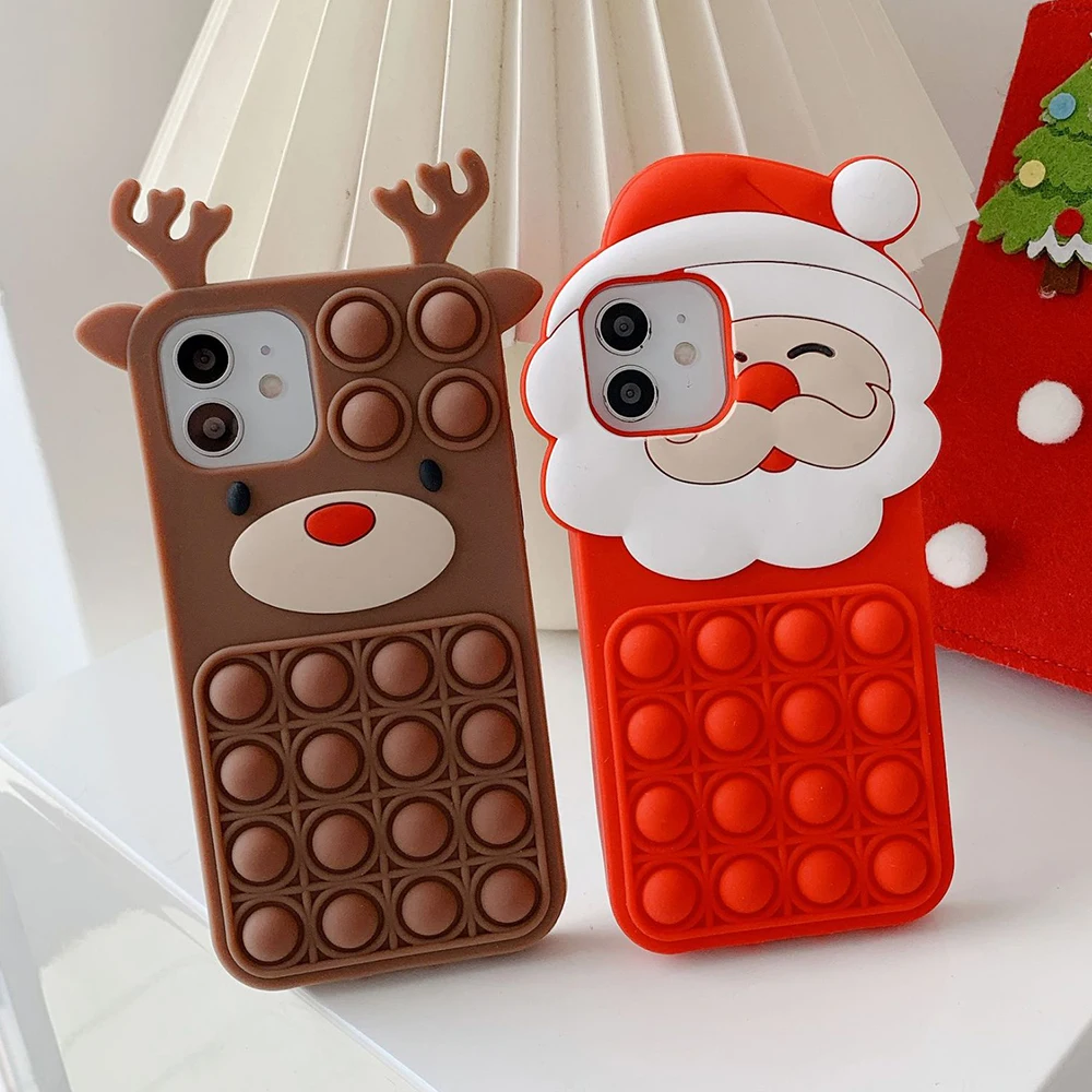 Anti Stress Phone Case for IPhone 11 12 13 Pro Max 6s 7 8 Plus XS Christmas Push Bubble Pops New year Phone Case Kids Toys Gift
Anti Stress Phone Case for IPhone 11 12 13 Pro Max 6s 7 8 Plus XS Christmas Push Bubble Pops New year Phone Case Kids Toys Gift
