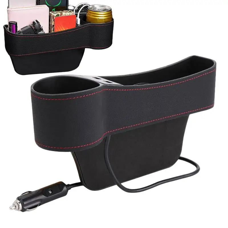 Multifunctional Leather Car Cup Holder Seat Organizer Holder Car Seat Gap Filler Organizer With Cup Holder With Dual USB Ports
Multifunctional Leather Car Cup Holder Seat Organizer Holder Car Seat Gap Filler Organizer With Cup Holder With Dual USB Ports