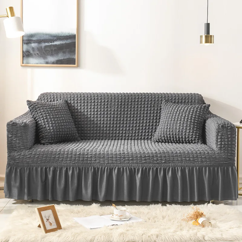 Luxury Jacquard Sofa Cover Seersucker Skirt Sofa Cover for Living Room Elastic Couch Cover Sofa Slipcover 1/2/3/4 Seater
Luxury Jacquard Sofa Cover Seersucker Skirt Sofa Cover for Living Room Elastic Couch Cover Sofa Slipcover 1/2/3/4 Seater