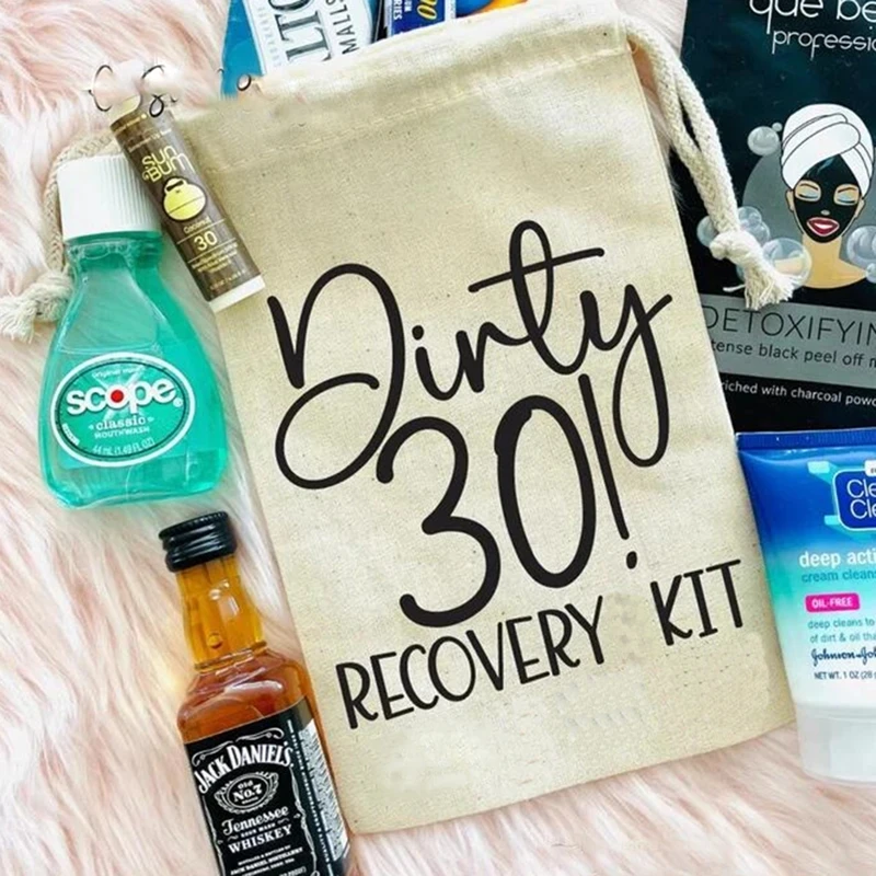 20pcs Dirty 30 Hangover Recovery Survival Kit Gift bags 30th thirty years old Birthday party decoration favor
20pcs Dirty 30 Hangover Recovery Survival Kit Gift bags 30th thirty years old Birthday party decoration favor