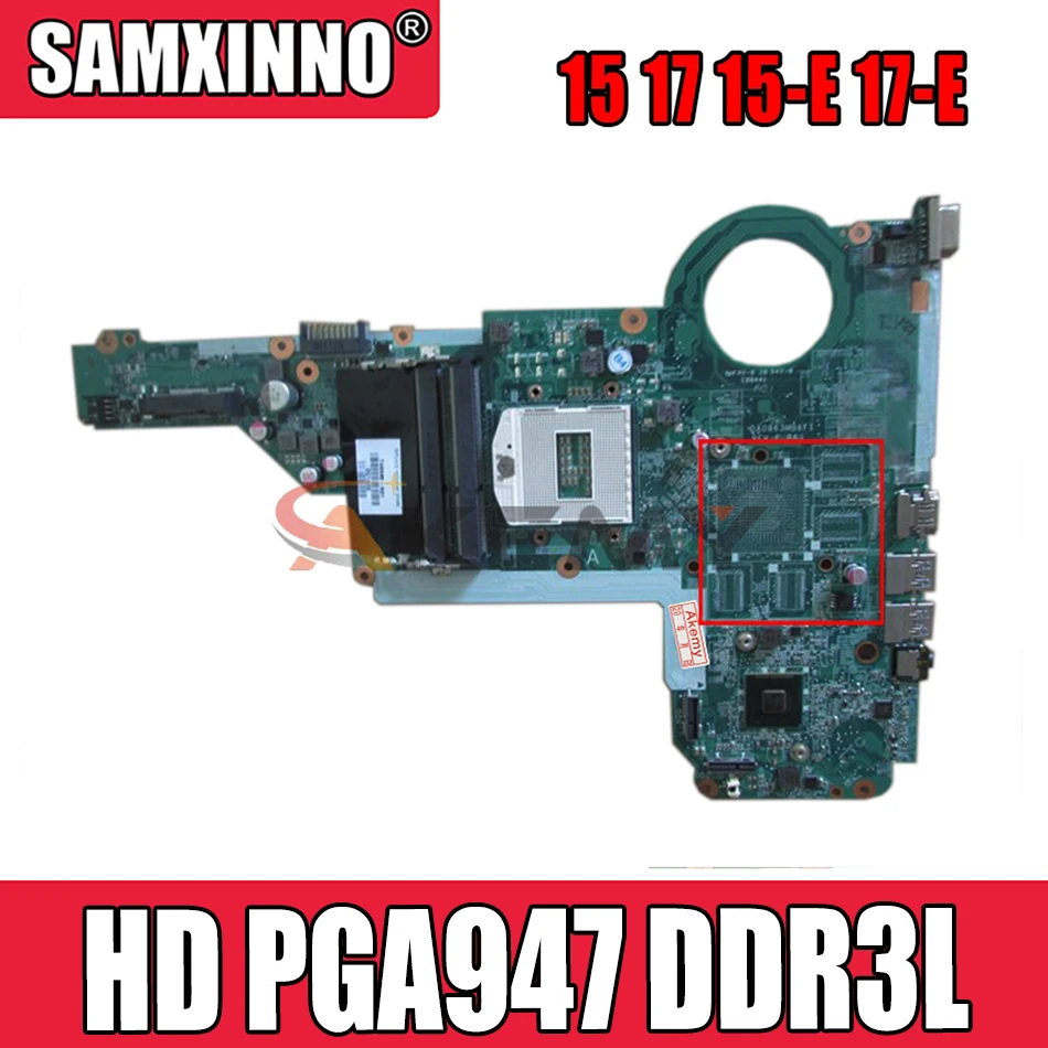 Akemy 713255-501 713255-001 For HP Pavilion 15 17 15-E 17-E Laptop Motherboard DA0R63MB6F1 HM86 GMA HD PGA947 DDR3L
Akemy 713255-501 713255-001 For HP Pavilion 15 17 15-E 17-E Laptop Motherboard DA0R63MB6F1 HM86 GMA HD PGA947 DDR3L