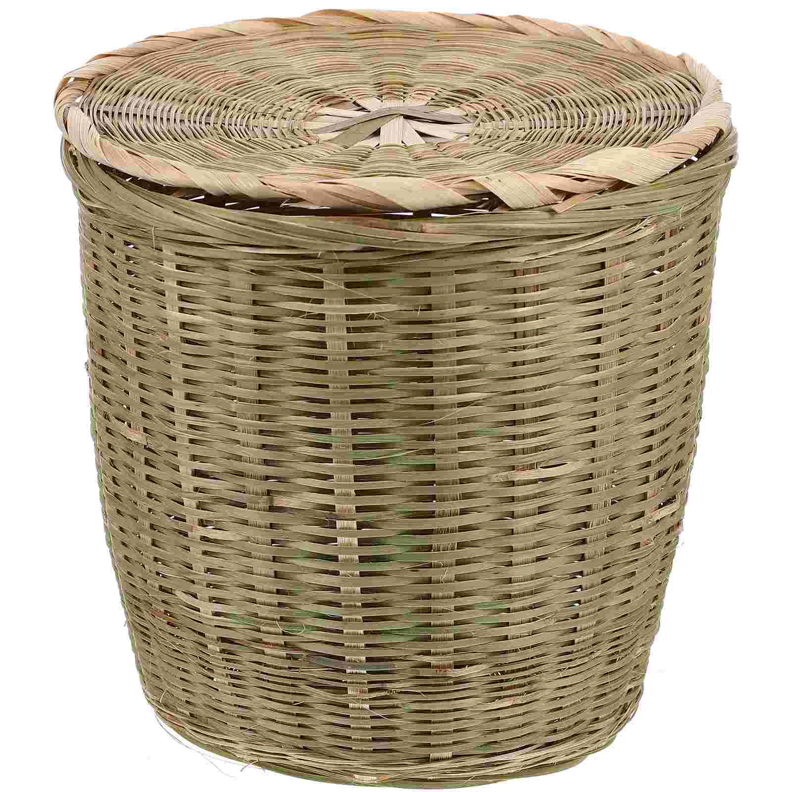 Home Handwoven Natural Farmhouse Kitchen Toy Storage Basket Bamboo Woven Trash Basket Kitchen Basket Versatile Basket
Home Handwoven Natural Farmhouse Kitchen Toy Storage Basket Bamboo Woven Trash Basket Kitchen Basket Versatile Basket