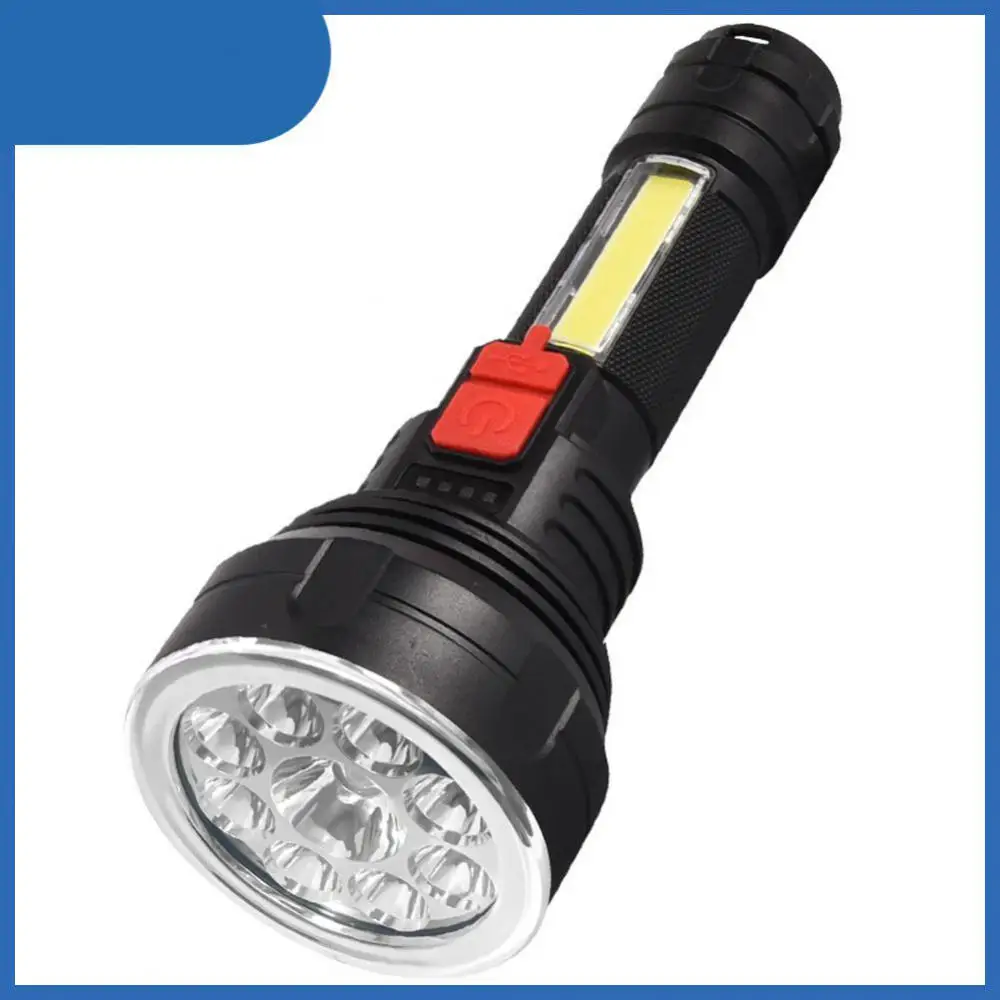 Portable Torch Flashlight Usb Rechargeable Outdoor Waterproof Camping Flashlight Long Distance Spotlight Hot Cob 4 Modes 2023
Portable Torch Flashlight Usb Rechargeable Outdoor Waterproof Camping Flashlight Long Distance Spotlight Hot Cob 4 Modes 2023