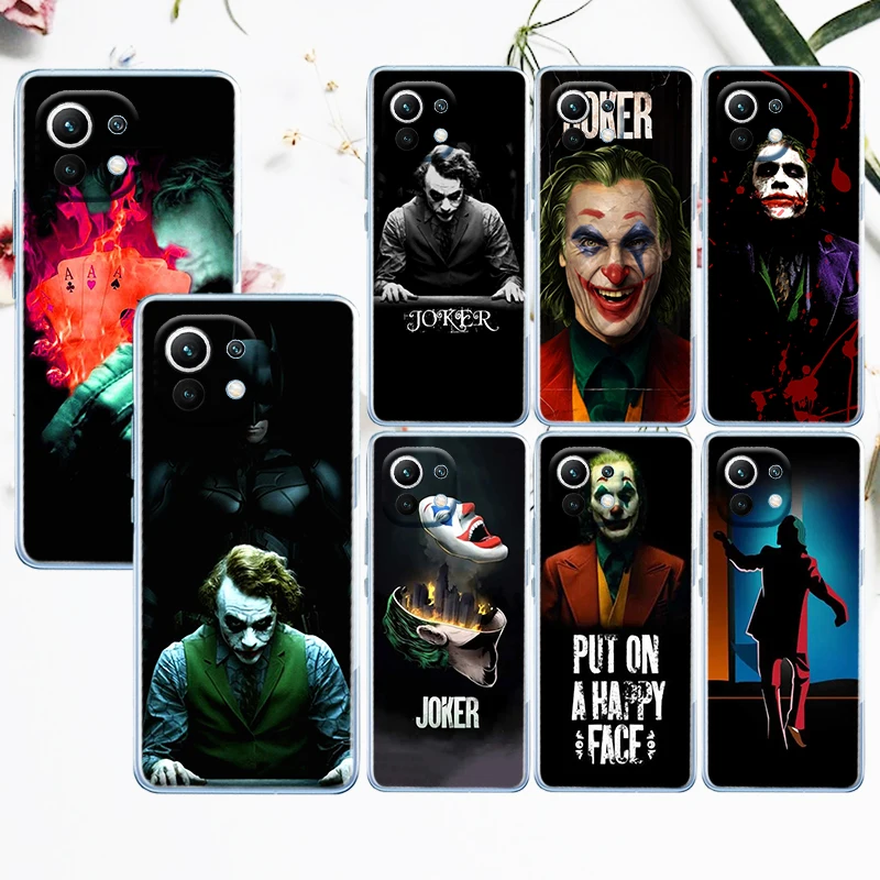 Hot Art Joker Movie For Xiaomi Mi 12 12X 11 11T 11i 10T 10 Pro Lite Ultra 5G 9T 9SE A3 Transparent Soft TPU Phone Case
Hot Art Joker Movie For Xiaomi Mi 12 12X 11 11T 11i 10T 10 Pro Lite Ultra 5G 9T 9SE A3 Transparent Soft TPU Phone Case