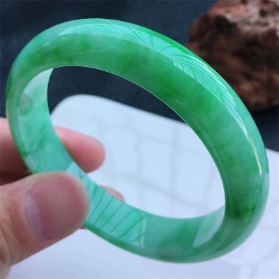 Natural green Myanmar jade 54mm-62mm bracelet exquisite princess bracelet gift for mom best girlfriend
Natural green Myanmar jade 54mm-62mm bracelet exquisite princess bracelet gift for mom best girlfriend