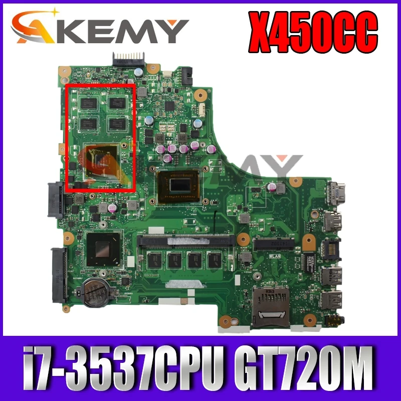 X450CC Motherboard i7-3537CPU 4GB RAM GT720M/2G For ASUS A450C X450C X450CC X450CA X450 Laptop mainboard Test 100% OK
X450CC Motherboard i7-3537CPU 4GB RAM GT720M/2G For ASUS A450C X450C X450CC X450CA X450 Laptop mainboard Test 100% OK