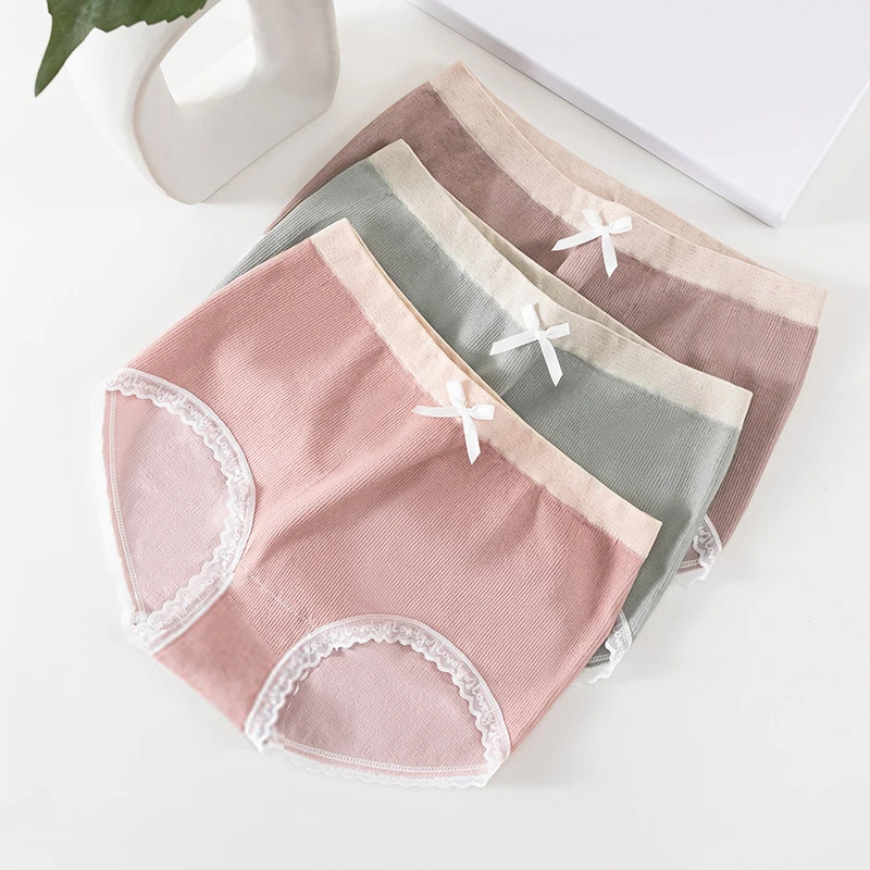 Roseheart New Women Fashion Pink Cotton Mid Waist Panties Bow Underwear Lingerie Briefs Underpants F Seamless Plus Size
Roseheart New Women Fashion Pink Cotton Mid Waist Panties Bow Underwear Lingerie Briefs Underpants F Seamless Plus Size