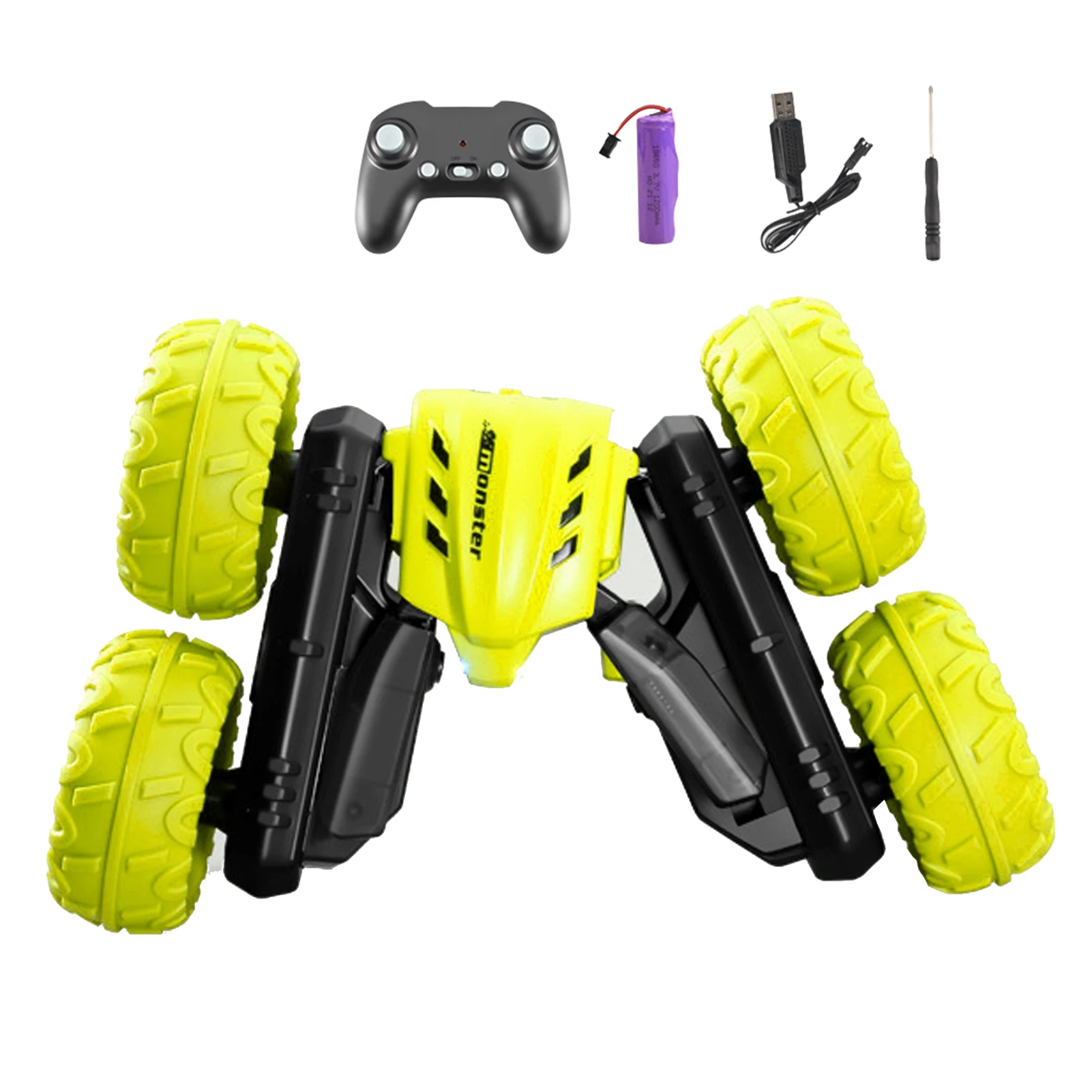 Remote Control Car For Kids Remote Control Truck With Lights 2.4GHz RC Stunt Car Toys With Double-Sided Driving And 360 Degrees
Remote Control Car For Kids Remote Control Truck With Lights 2.4GHz RC Stunt Car Toys With Double-Sided Driving And 360 Degrees