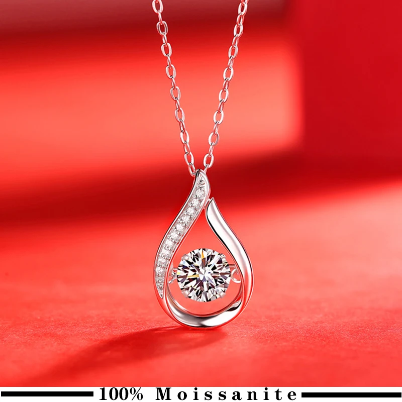1ct 6.5 mm D Color Real Moissanite Pendant Necklace For Women Lab Diamond S925 Sterling Silver Fine Jewelry Gift
1ct 6.5 mm D Color Real Moissanite Pendant Necklace For Women Lab Diamond S925 Sterling Silver Fine Jewelry Gift