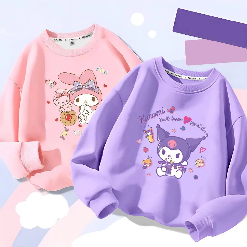 2023 весна осень кавайный Sanriod аниме My Melody Kuromi детский плотный пуловер мультяшный для мальчиков и девочек Повседневные свитера Детская одежда
2023 весна осень кавайный Sanriod аниме My Melody Kuromi детский плотный пуловер мультяшный для мальчиков и девочек Повседневные свитера Детская одежда