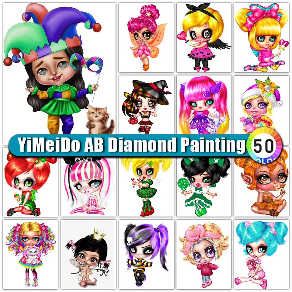 Алмазная вышивка YIMEIDO AB, картина из мультфильмов, 5D, алмазная живопись «сделай сам», полноразмерная круглая мозаика для девочек
Алмазная вышивка YIMEIDO AB, картина из мультфильмов, 5D, алмазная живопись «сделай сам», полноразмерная круглая мозаика для девочек