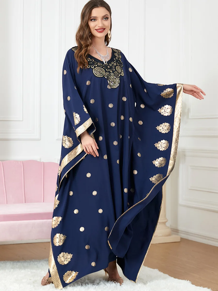 RDMQ Morocco Party Dress Muslim Women Abaya Prayer Caftan Batwing Sleeve Robe Maxi Abayas Dubai Turkey Longue Vestidos Largos
RDMQ Morocco Party Dress Muslim Women Abaya Prayer Caftan Batwing Sleeve Robe Maxi Abayas Dubai Turkey Longue Vestidos Largos