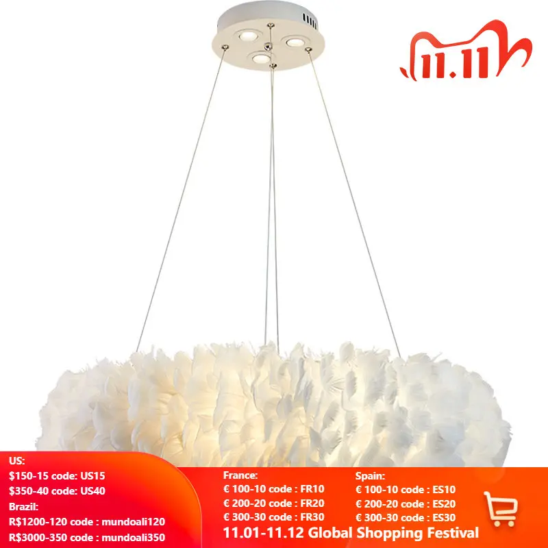Modern Luxury Feather Chandelier Hardware Lampbody Home Decorate LED Hanging Light Restaurant Living Dining Room Drawing Lamp
Modern Luxury Feather Chandelier Hardware Lampbody Home Decorate LED Hanging Light Restaurant Living Dining Room Drawing Lamp