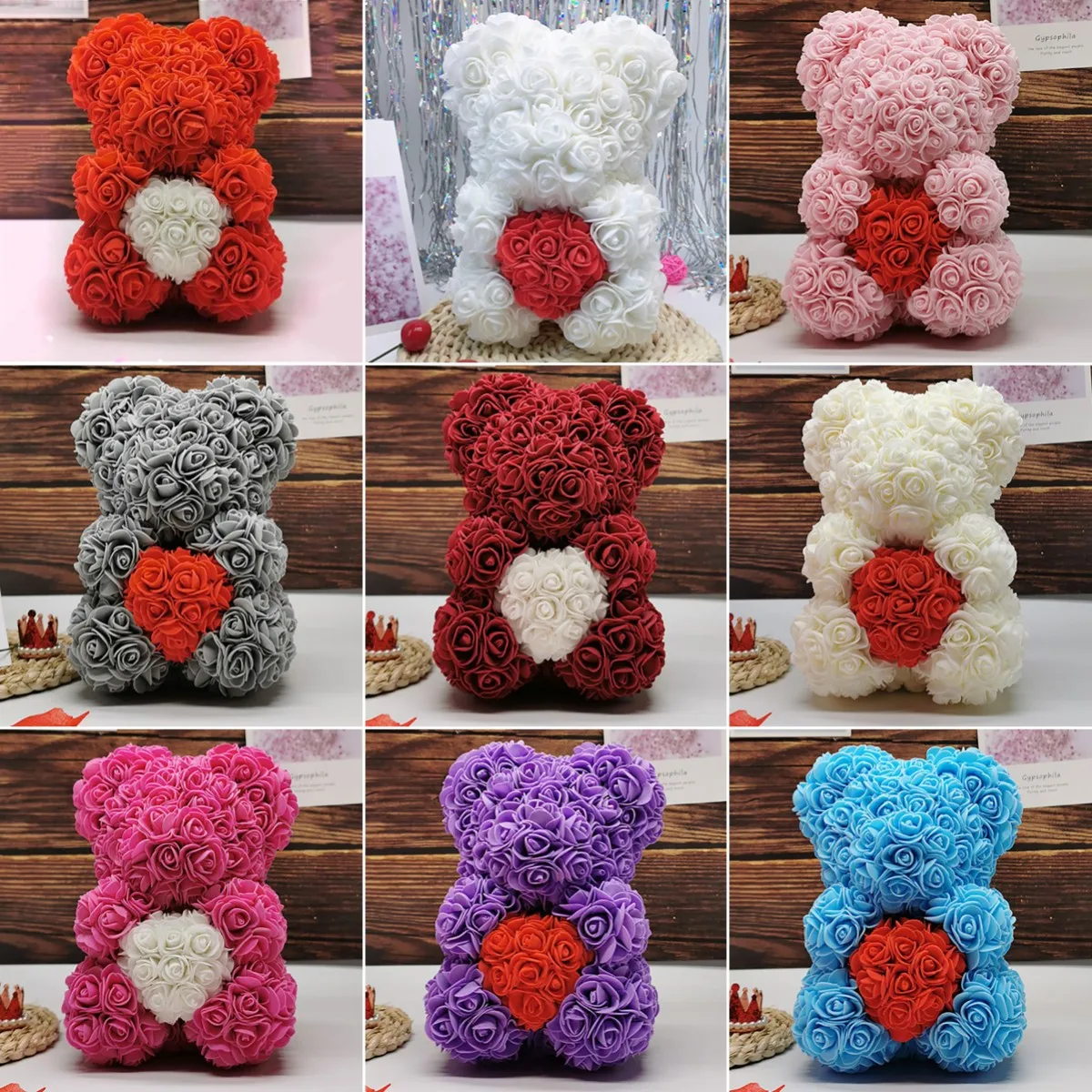Valentine's Day Gifts Teddy Rose Bear Artificial Flowers Roses Party Wedding Anniversary Girlfriend Christmas Birthday Present
Valentine's Day Gifts Teddy Rose Bear Artificial Flowers Roses Party Wedding Anniversary Girlfriend Christmas Birthday Present