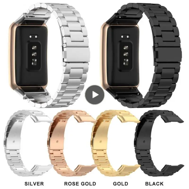 Watchband Smart Accessories Stainless Steel Watch Strap Fashion Replaceable Metal Strap For Oppo Watch Free
Watchband Smart Accessories Stainless Steel Watch Strap Fashion Replaceable Metal Strap For Oppo Watch Free