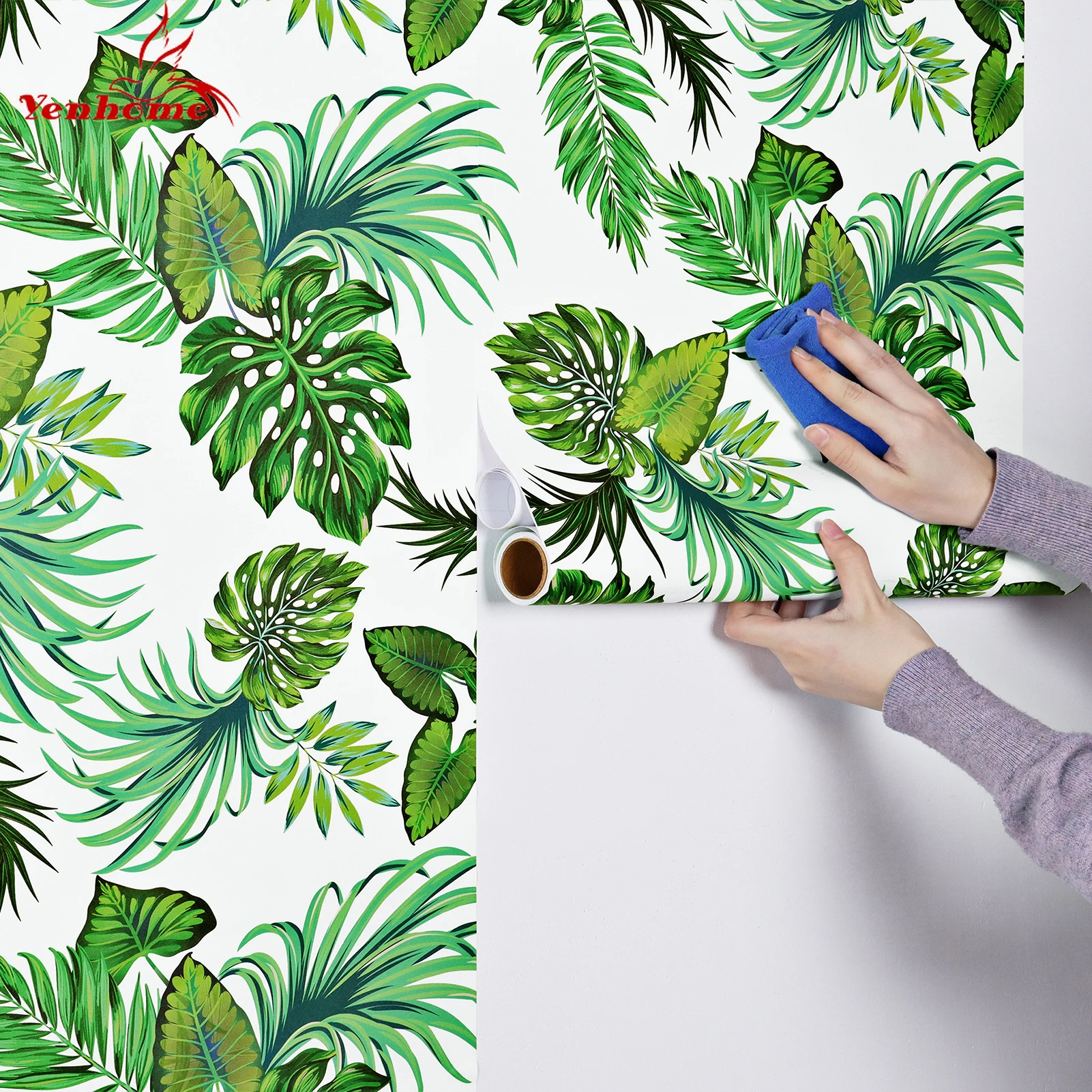 Green leaves flowers wall stickers bedroom living room decoration murals home decor decals Flower cluster Contact Paper Film
Green leaves flowers wall stickers bedroom living room decoration murals home decor decals Flower cluster Contact Paper Film
