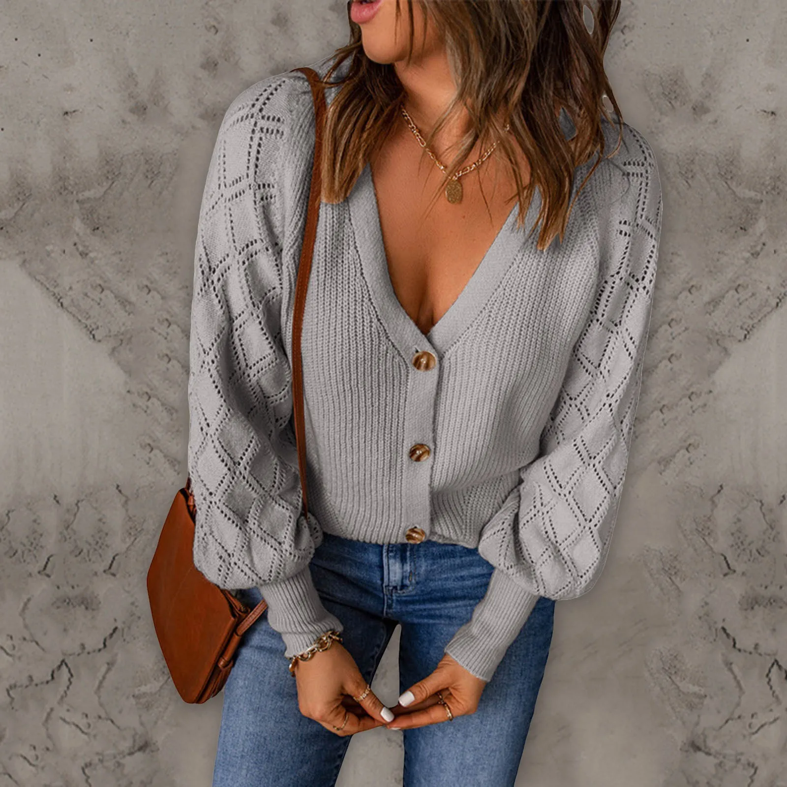 Loose Solid Knitwear Winter Women Cardigans Tops Long Sleeve Casual Single Breasted Y2k V Neck Sweater Casual Fashion Tops 4
Loose Solid Knitwear Winter Women Cardigans Tops Long Sleeve Casual Single Breasted Y2k V Neck Sweater Casual Fashion Tops 4
