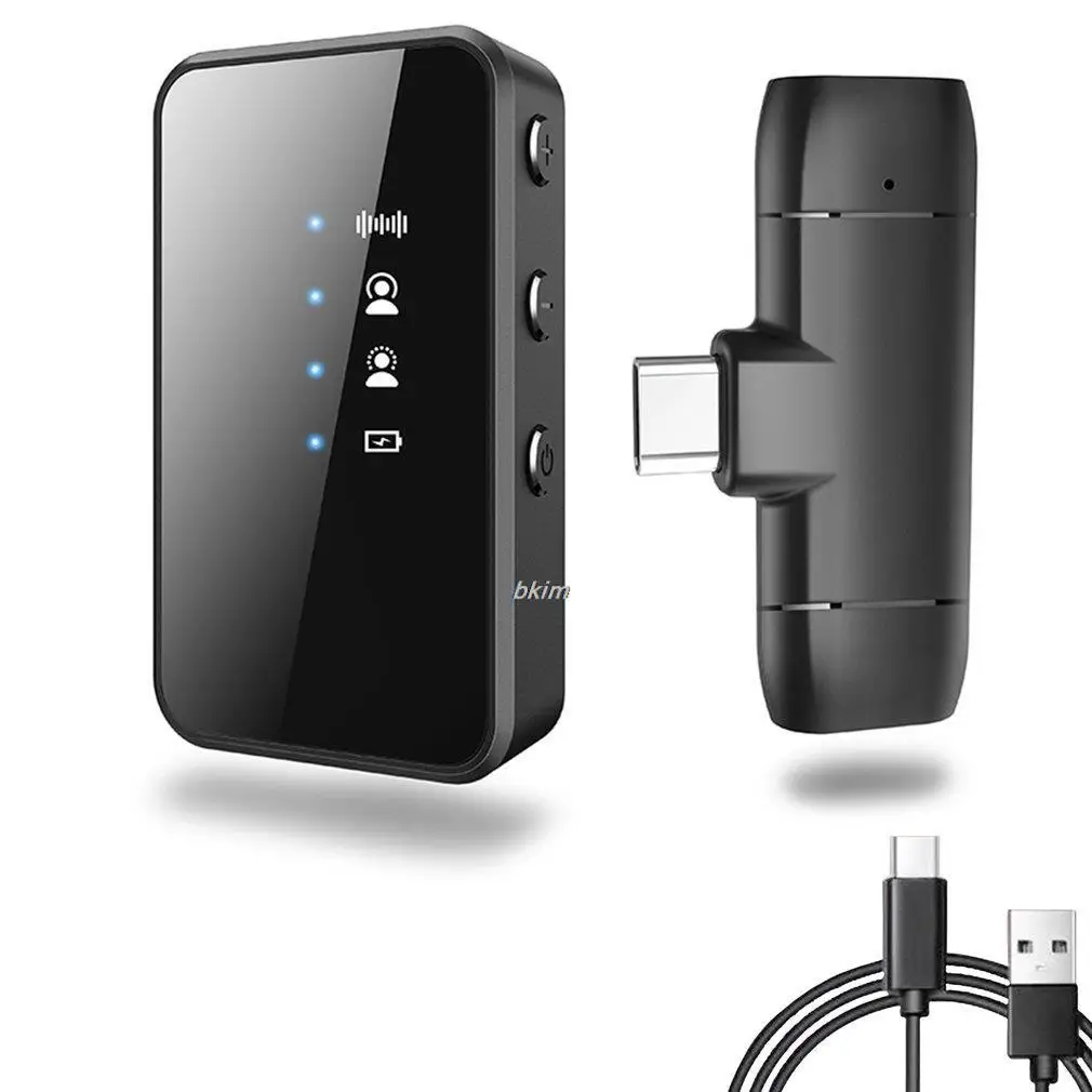 Wireless Lavalier Microphone For Audio Video Recording/Gaming/Live Reduction Live Voice for Android Phone Type-C Mini Clip
Wireless Lavalier Microphone For Audio Video Recording/Gaming/Live Reduction Live Voice for Android Phone Type-C Mini Clip