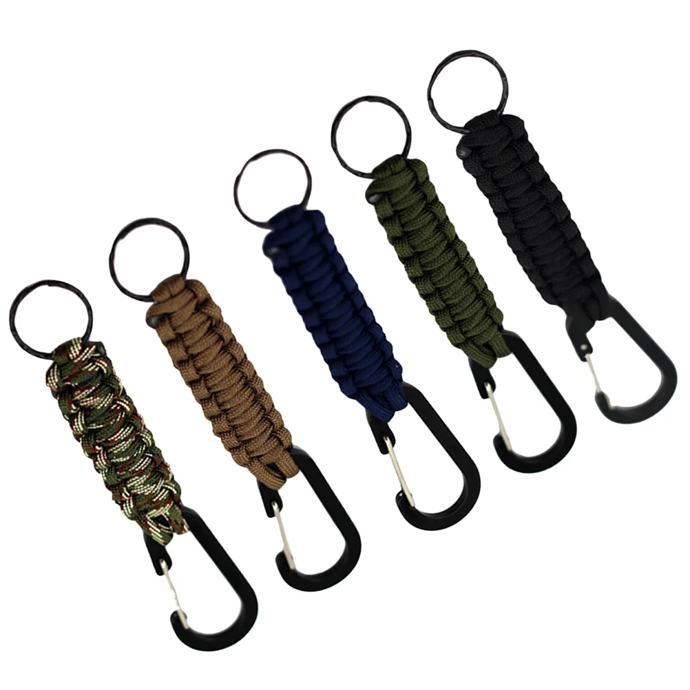 5 Carabiner Sturdy Useful Durable Key Chain Nylon Rope Keychain Clip Hook for Ethusiasts Athletes
5 Carabiner Sturdy Useful Durable Key Chain Nylon Rope Keychain Clip Hook for Ethusiasts Athletes