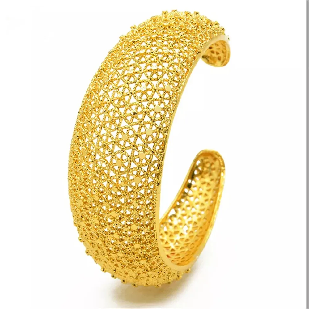 African Gold Color Bangles For Women Arabic Luxury Charm Bracelet 2022 Cuff Bangles Nigerian Wedding Plated Bracelets Jewelry
African Gold Color Bangles For Women Arabic Luxury Charm Bracelet 2022 Cuff Bangles Nigerian Wedding Plated Bracelets Jewelry