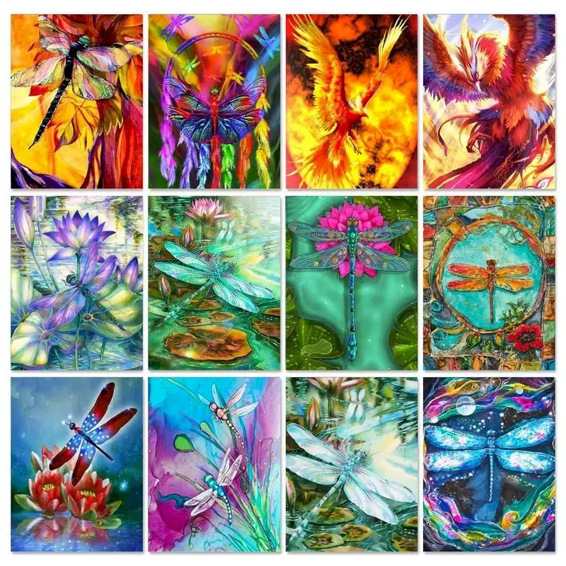 GATYZTORY DIY Oil Painting By Numbers Dragonfly Acrylic Hand Painted On Canvas Wall Art Animal Picture By Numbers Home Decor
GATYZTORY DIY Oil Painting By Numbers Dragonfly Acrylic Hand Painted On Canvas Wall Art Animal Picture By Numbers Home Decor