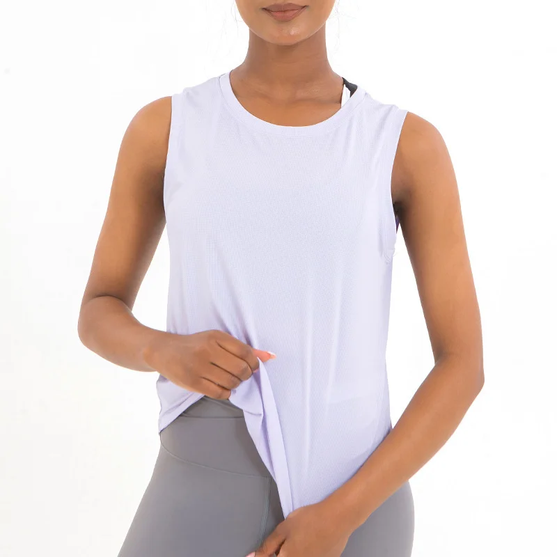 Sports Crew Neck T-shirt Women's Loose Long Sleeveless Quick Drying Breathable Yoga Clothes Blouse Training Fitness Vest
Sports Crew Neck T-shirt Women's Loose Long Sleeveless Quick Drying Breathable Yoga Clothes Blouse Training Fitness Vest