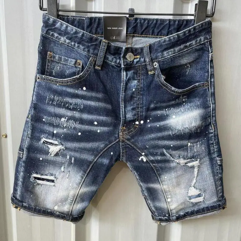 Men's Fashion Casual Hole Spray Paint Denim Shorts New Popular Style Trendy Slim Short Jeans DT091
Men's Fashion Casual Hole Spray Paint Denim Shorts New Popular Style Trendy Slim Short Jeans DT091