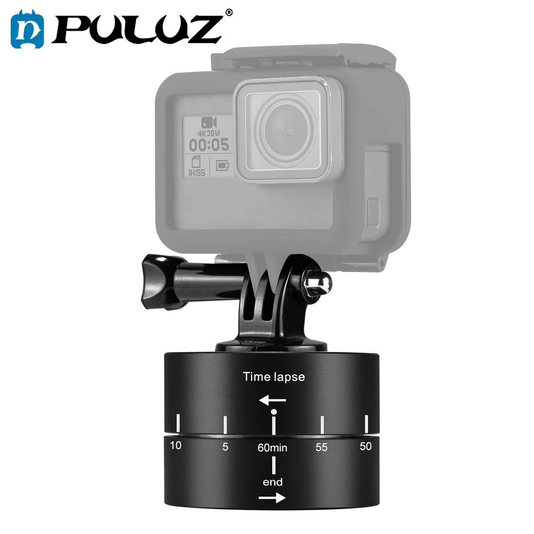 PULUZ 360 Degrees Panning Rotation 60 Minutes Time Lapse Stabilizer aluminum alloy Tripod Head Adapter &1/4 screw
PULUZ 360 Degrees Panning Rotation 60 Minutes Time Lapse Stabilizer aluminum alloy Tripod Head Adapter &1/4 screw