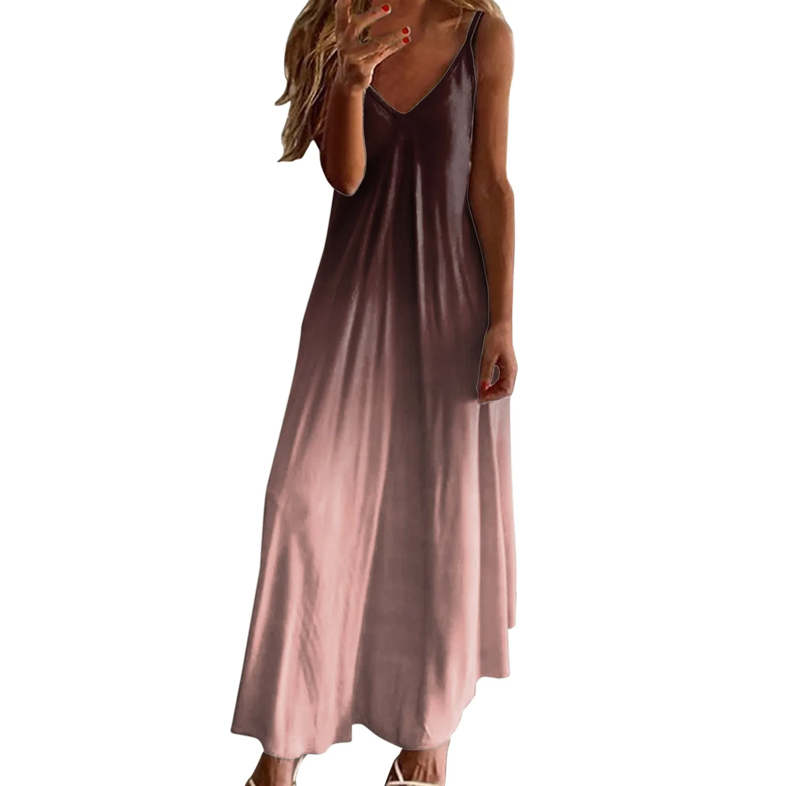 Women Gradient Print Summer Casual Fashion Low Neck Sleeveless Flower Print Long Dress Womens Summer Dresses Short Travel Dress
Women Gradient Print Summer Casual Fashion Low Neck Sleeveless Flower Print Long Dress Womens Summer Dresses Short Travel Dress