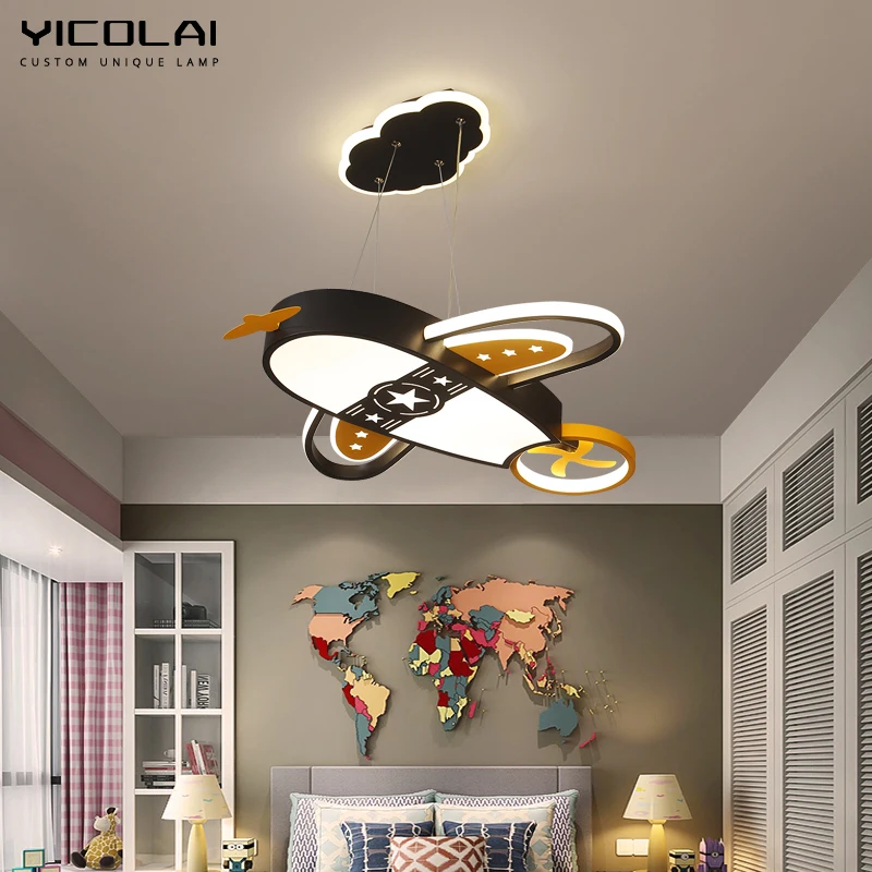 Modern LED Chandeliers For Living Room Bedroom Boy room airplane shape Indoor lighting Nordic Hang Lamps dimmable AC85-260V
Modern LED Chandeliers For Living Room Bedroom Boy room airplane shape Indoor lighting Nordic Hang Lamps dimmable AC85-260V