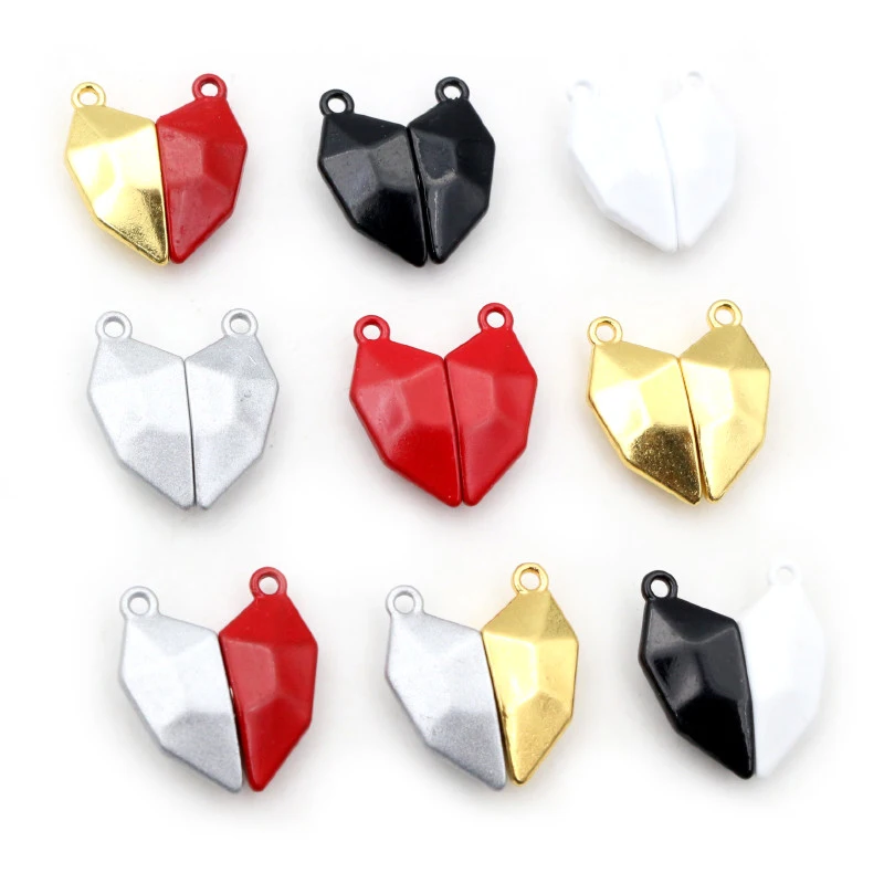 5 Sets Love Heart Shaped Magnetic Connected Clasps Beads Charms End Caps for DIY Couple Bracelet Necklace Making
5 Sets Love Heart Shaped Magnetic Connected Clasps Beads Charms End Caps for DIY Couple Bracelet Necklace Making