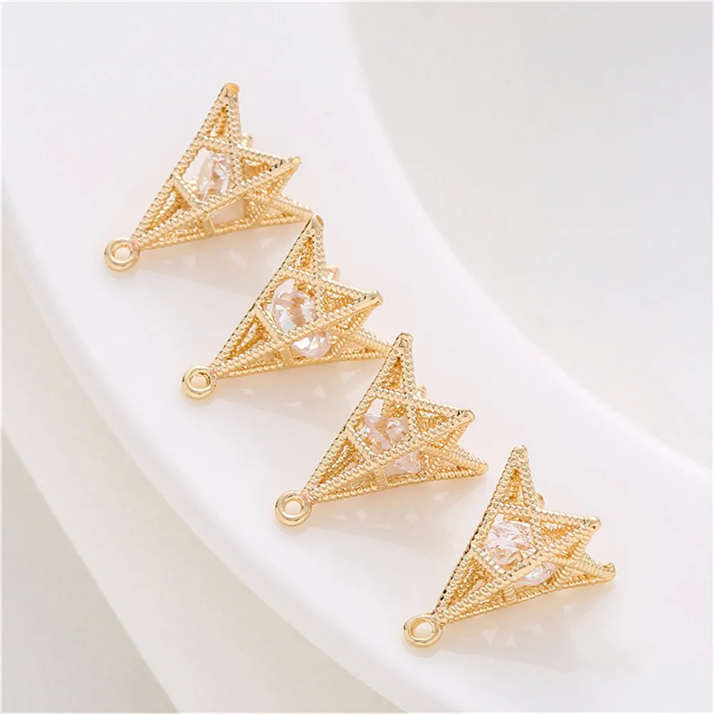 14K gold wrapped spirit zircon pagoda pendant diy handmade pendant charm bracelet necklace jewelry accessories
14K gold wrapped spirit zircon pagoda pendant diy handmade pendant charm bracelet necklace jewelry accessories