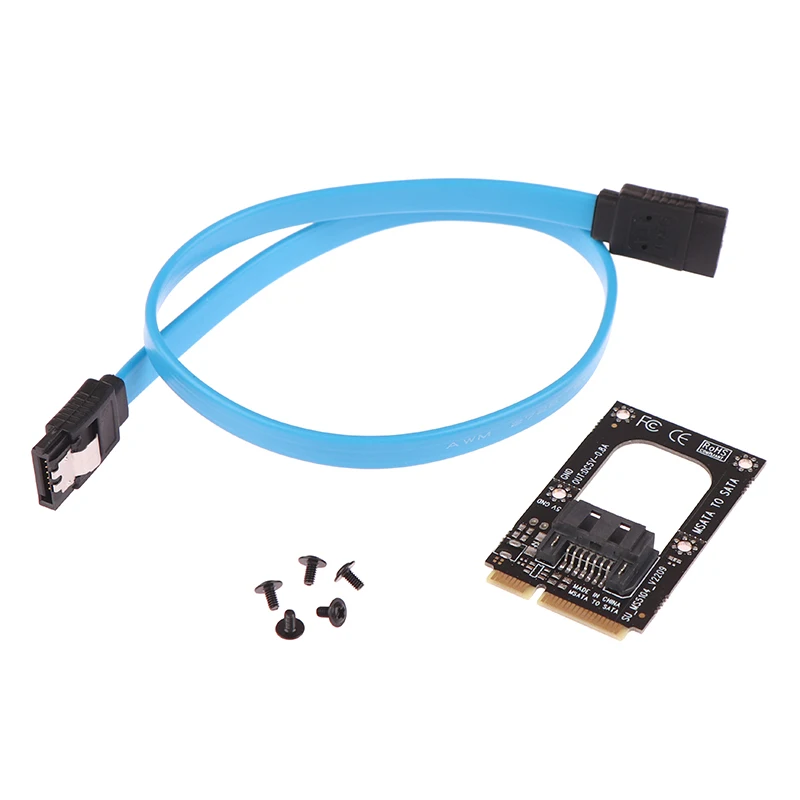 MSATA-SATA карта конвертера Mini SATA на 7-Pin Расширение SATA адаптер Full-high Half-size для 2,5 "3,5" HDD SSD с кабелем SATA
MSATA-SATA карта конвертера Mini SATA на 7-Pin Расширение SATA адаптер Full-high Half-size для 2,5 "3,5" HDD SSD с кабелем SATA