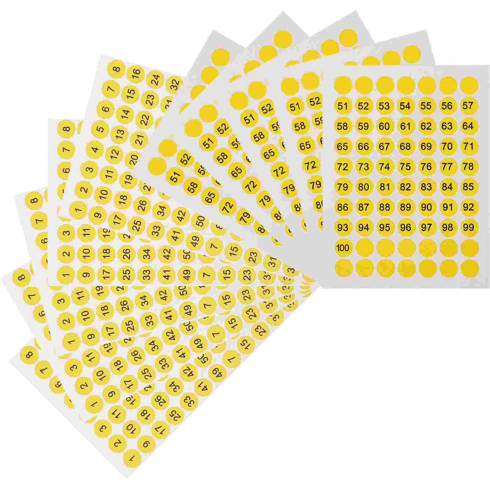 10 Sheets Round Number Stickers Adhesive Labels Numbered Marking Copper Plate Office Tabs
10 Sheets Round Number Stickers Adhesive Labels Numbered Marking Copper Plate Office Tabs